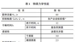 環氧樹脂防水涂料國內外發展現狀及行業標準